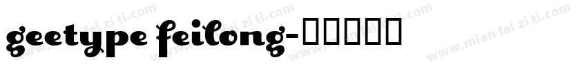 geetype feilong字体转换